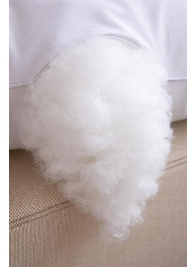 Polyester Fiber Filling for Pillows and Bean Bag Chairs, High Elasticity 0.9D, White, for Pillow, Toy, and Sofa Filling (2 lb (32 oz)) - Image 3